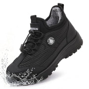 Goldnut Winter Boots for Women: Slip On Snow Boot for Women Waterproof Warm Fur Lined  Black Size 8.5