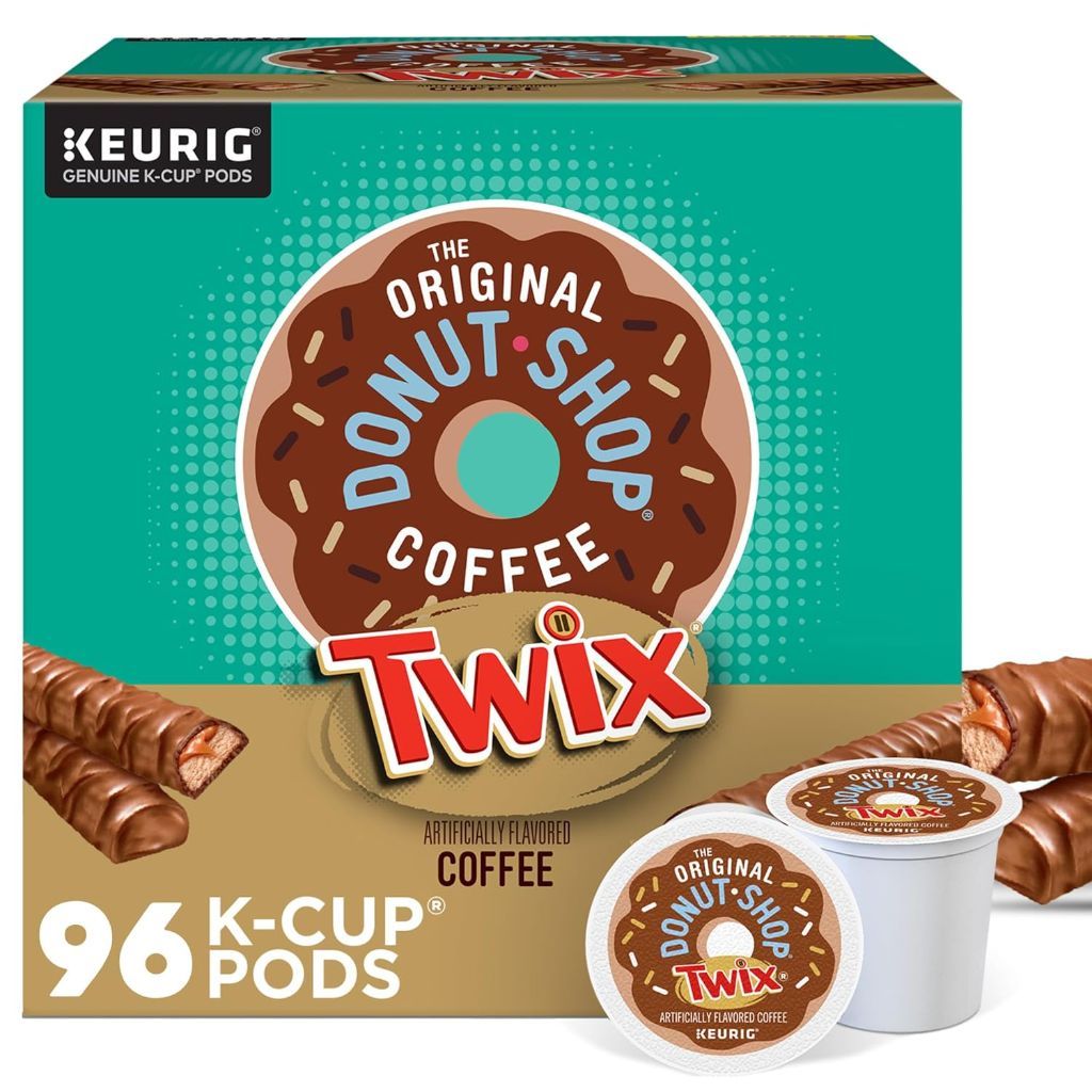 The Original Donut Shop Twix Light Roast Keurig K-Cup Coffee Pods, 96ct