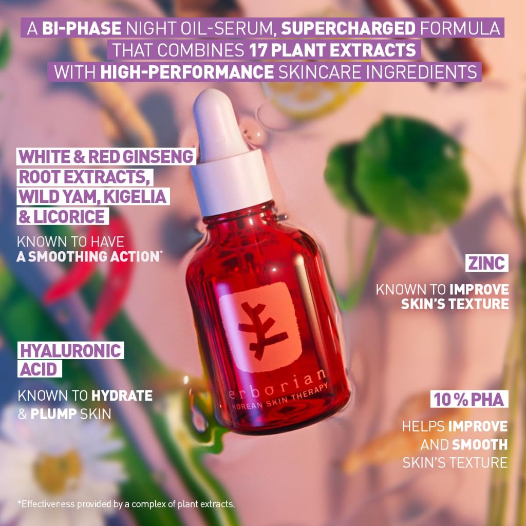 Skin Therapy Multi-Perfecting Bi-Phase Night Oil-Serum (0.3 Fl Oz)