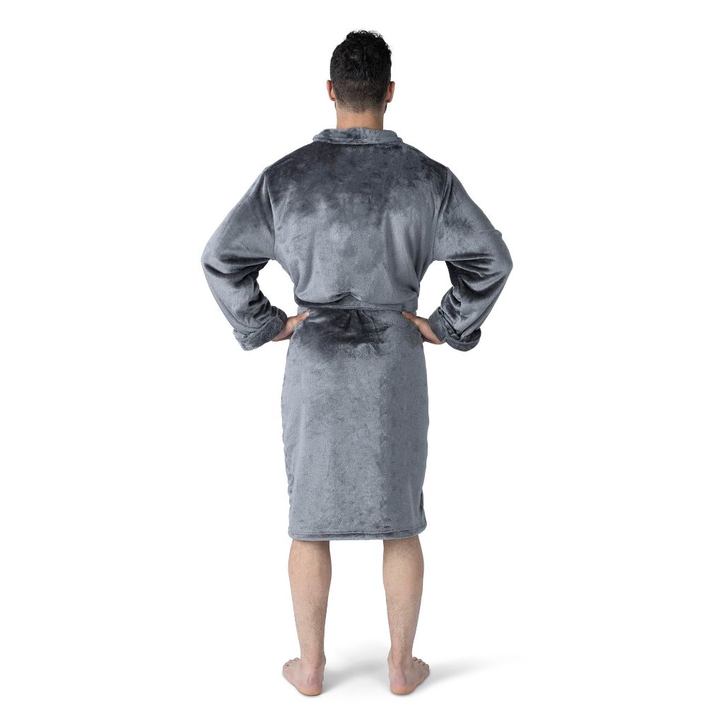 SZ L/ XL, Northwest NBA Dallas Mavericks Transfer Patch Silk Touch Bath Robe | Gray