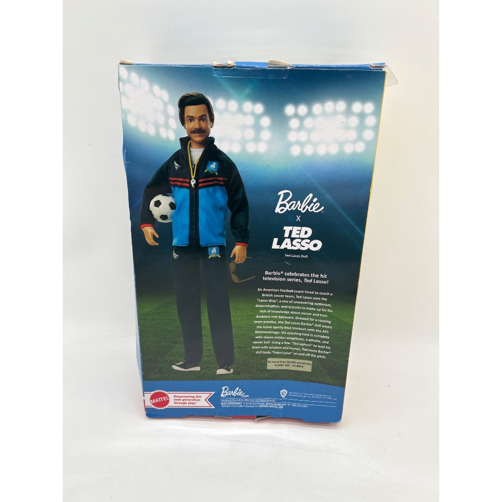 Barbie Collectible Ted Lasso Doll with Displayable Packaging