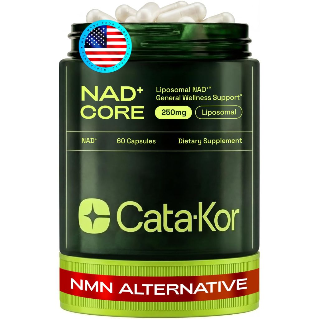 Cata-Kor NMN Supplement Alternative – Liposomal NAD+ Supplement - 60 Capsules