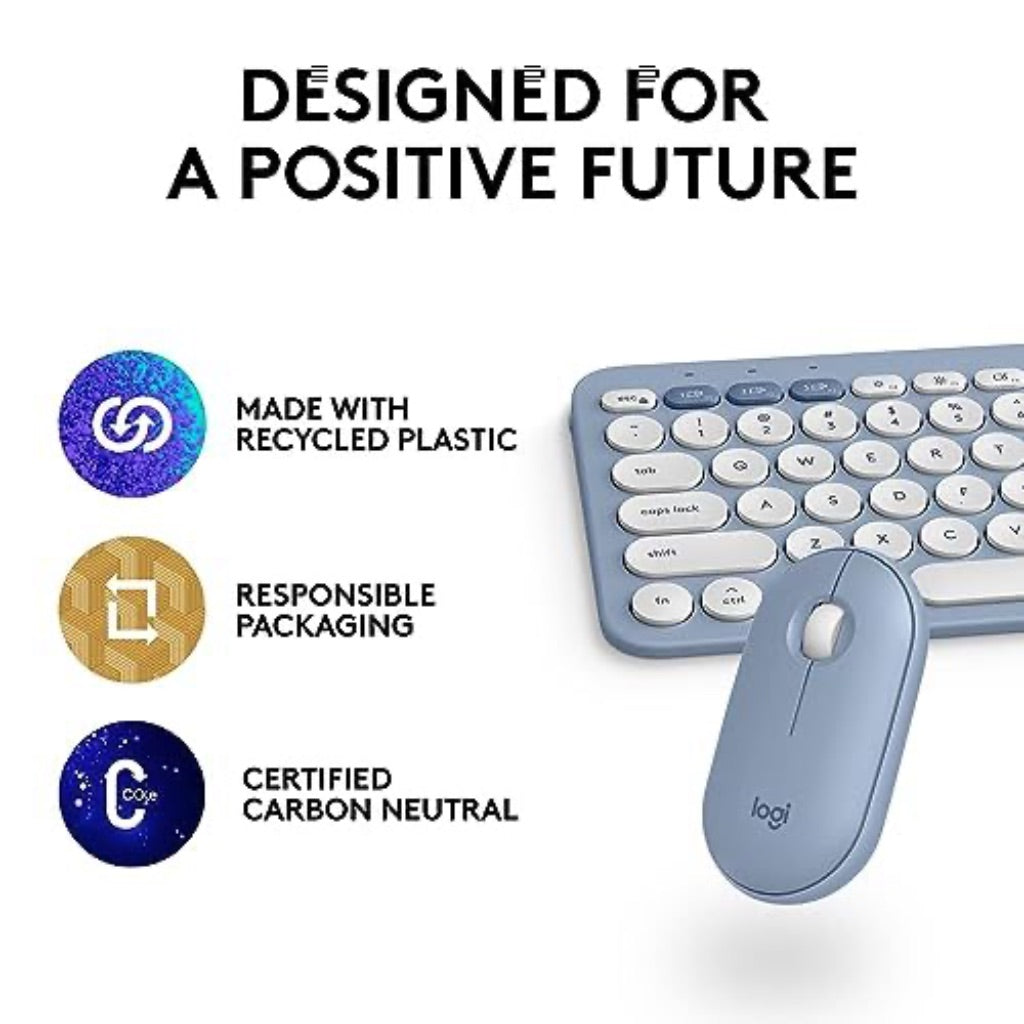 Logitech Pebble 2 Combo for Mac, Wireless Keyboard and Mouse