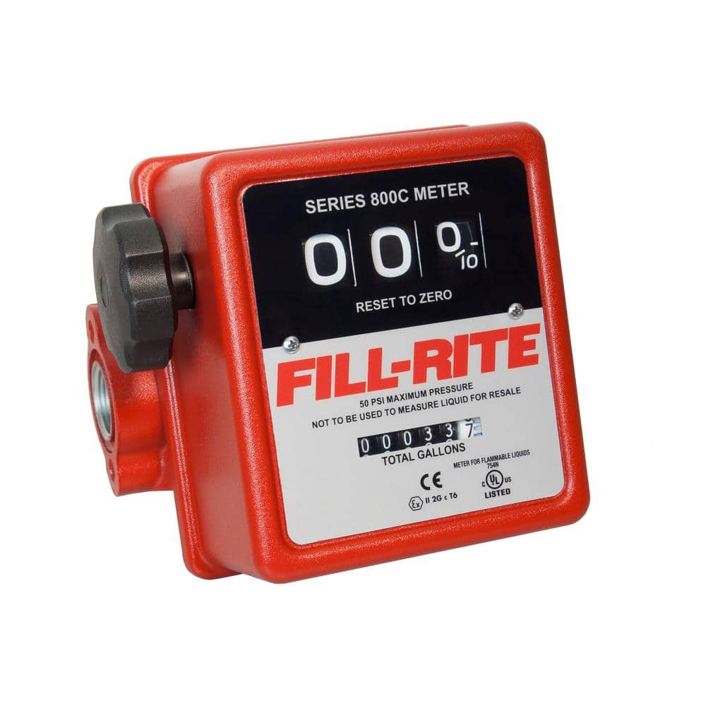 Fill-Rite 285-807C 3-4 Inchin-Line Flow Meter