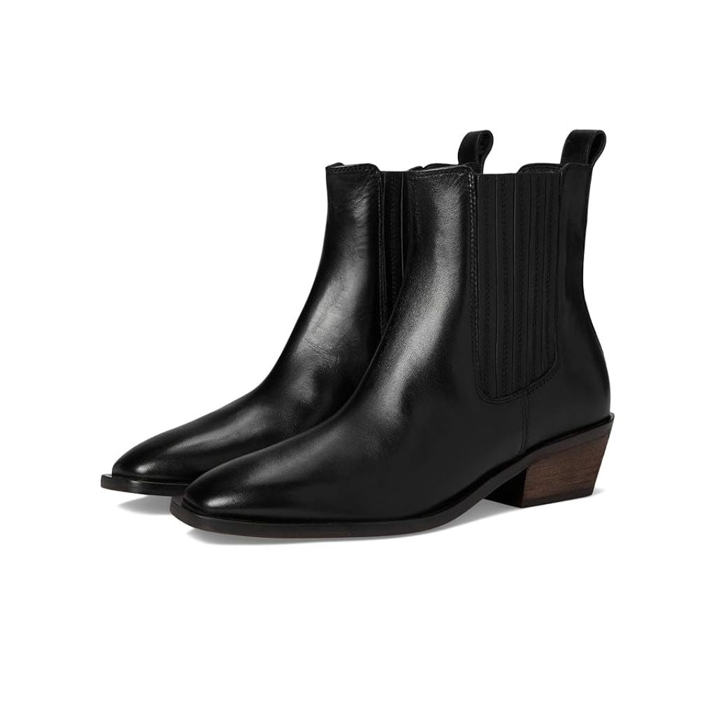 Seychelles Women's Hold Me Down Booties - Black Leather, Size 7