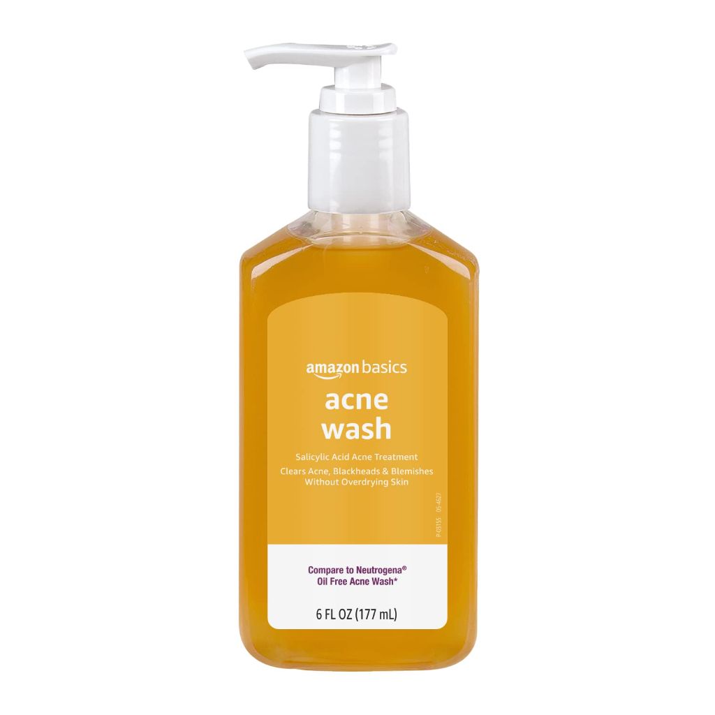 Amazon Basics Salicylic Acid Acne Treatment Face Wash, Oil-Free - 6 fl oz