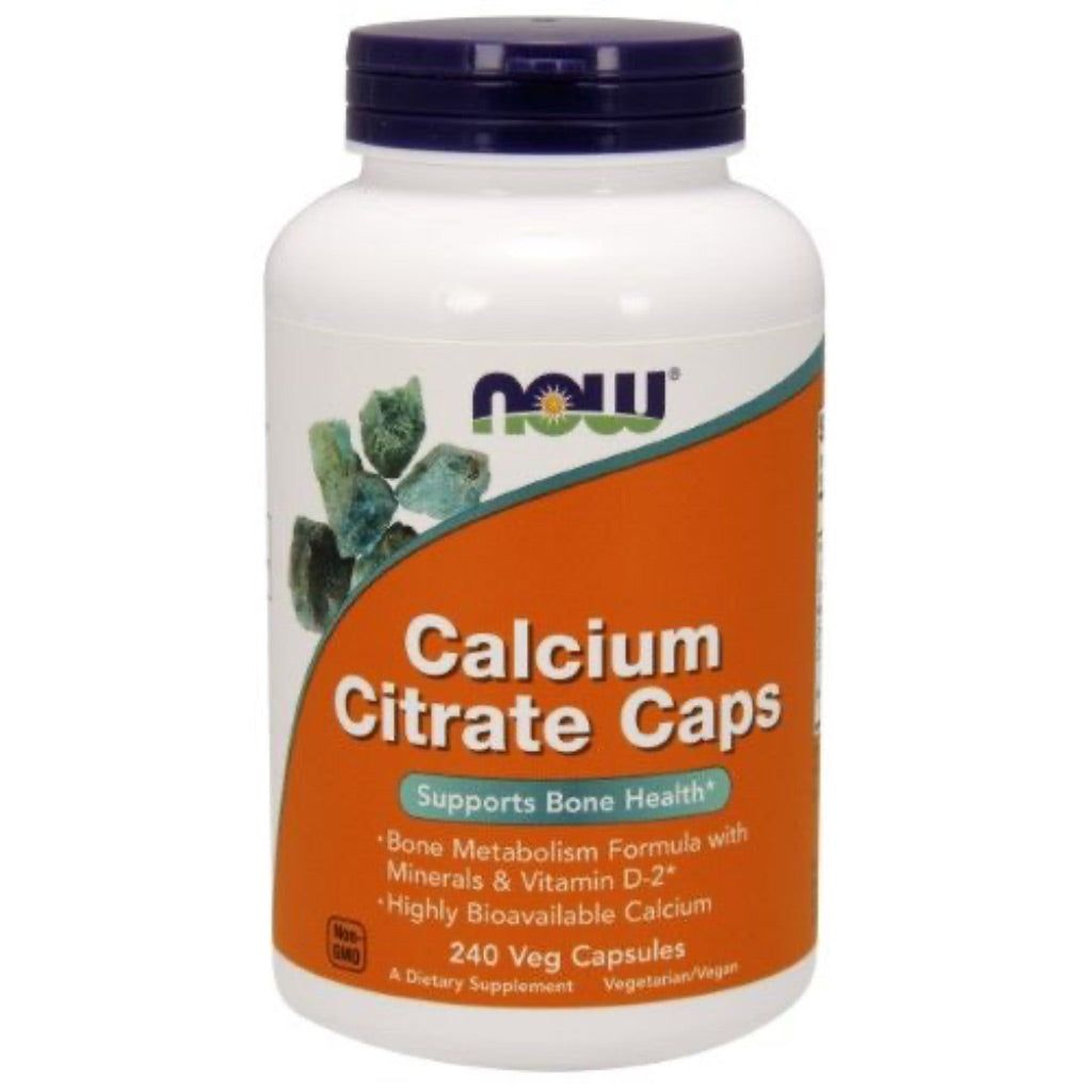 NOW Foods Calcium Citrate Veggie Capsules - 240ct