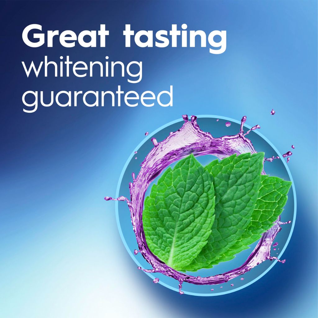 Crest 3D White Brilliance Alcohol Free Mouthwash, Clean Mint, 33.8 fl oz (2 pk)