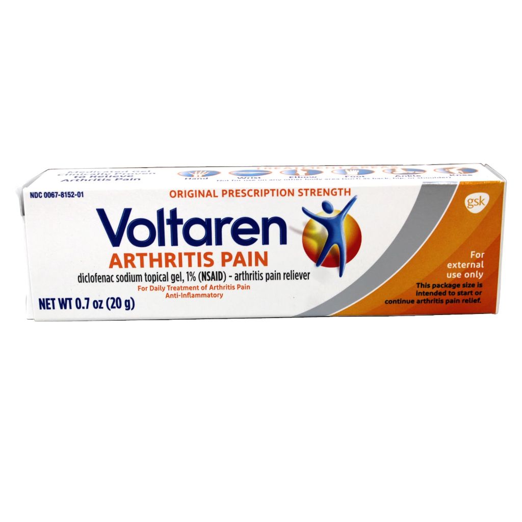 Voltaren Topical Gel 1%, Arthritis Pain Relief with Diclofenac, Travel Size 0.7 Ounce