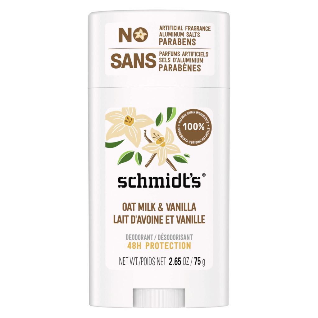 Schmidt's Aluminum-Free Vegan Deodorant Vanilla & Oat Milk, 2.65 oz