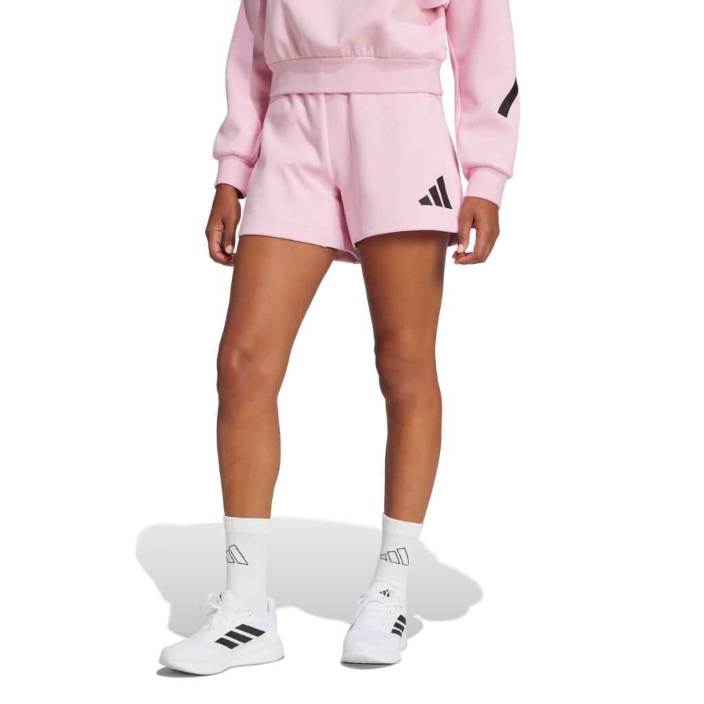 adidas Women's Z.N.E. Sportswear Shorts - True Pink, Small