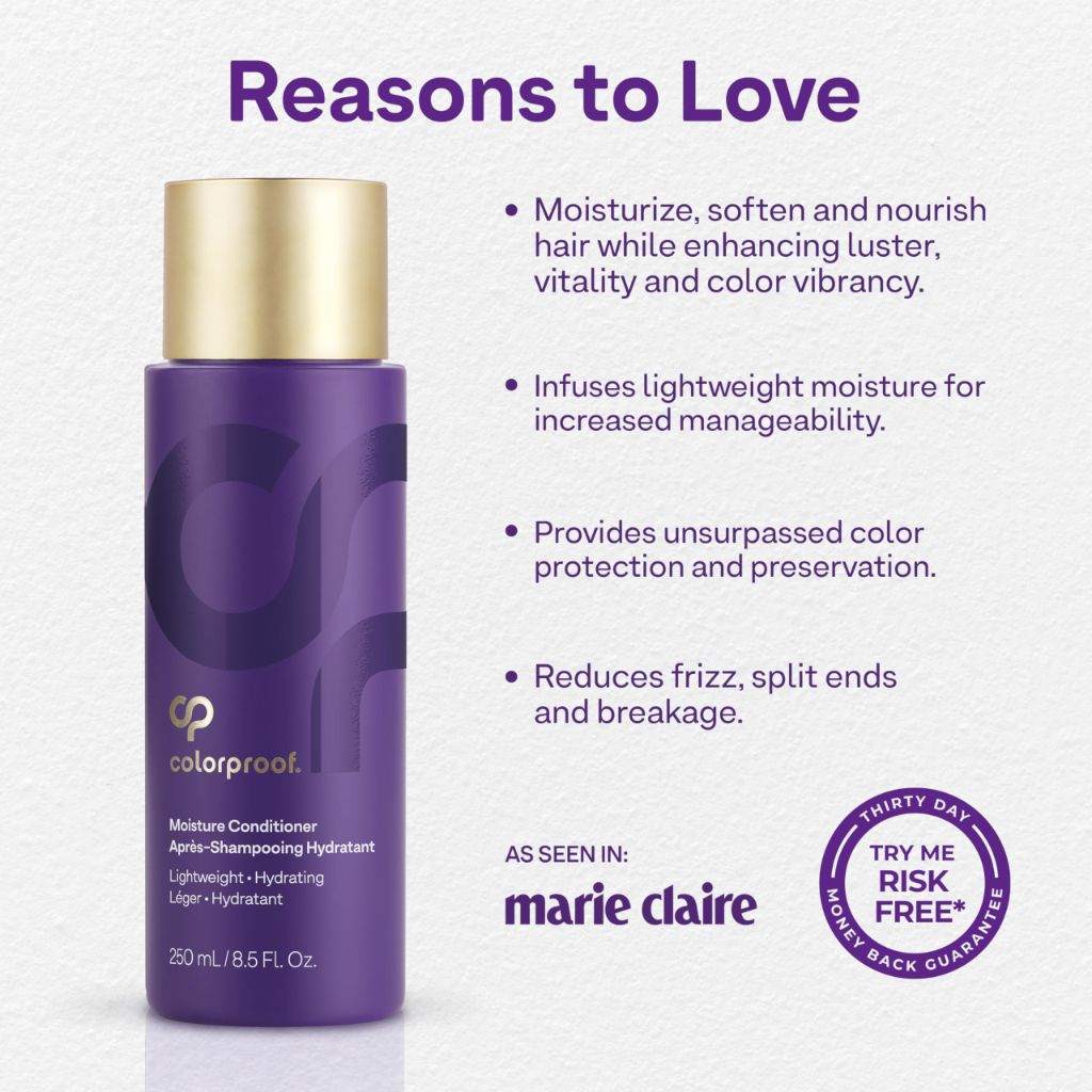 Colorproof Sulfate-Free Moisturizing Conditioner for women 8.5 FL Oz | Mojito Mint Scent