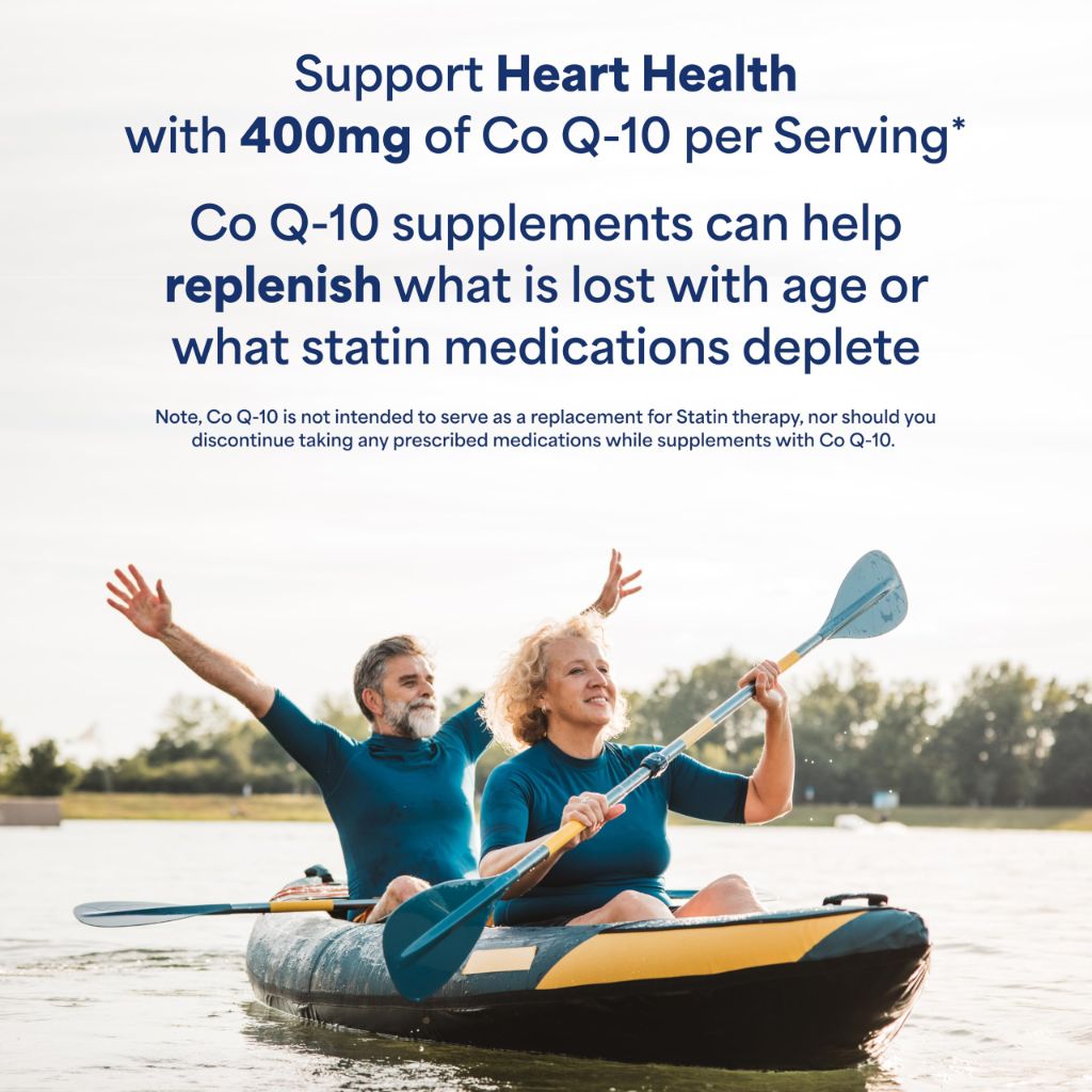 Puritan's Pride Coenzyme CoQ10 400mg,  120 Day Supply, Rapid Release Softgels