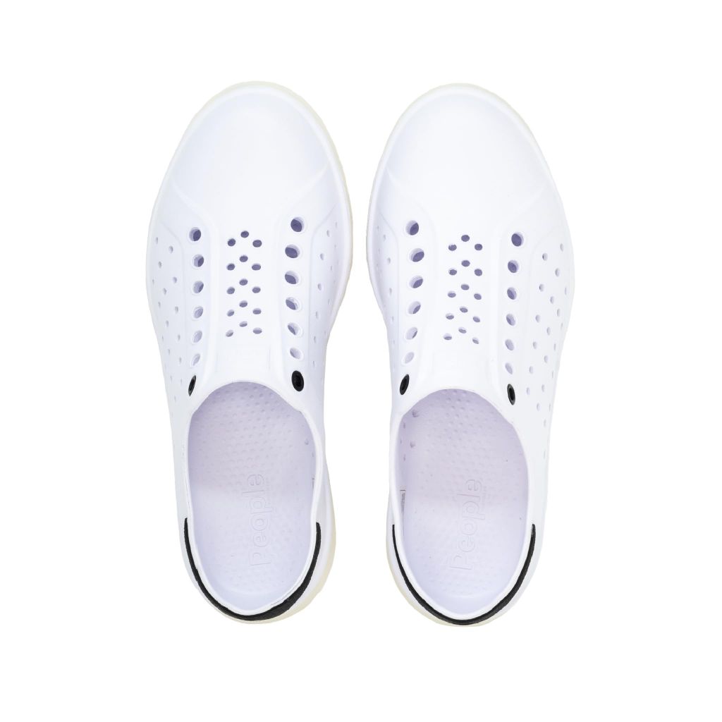 People Footwear Unisex Ace Slip-On EVA Water Shoes - Yeti White, Size 5 (M), 7 (W)