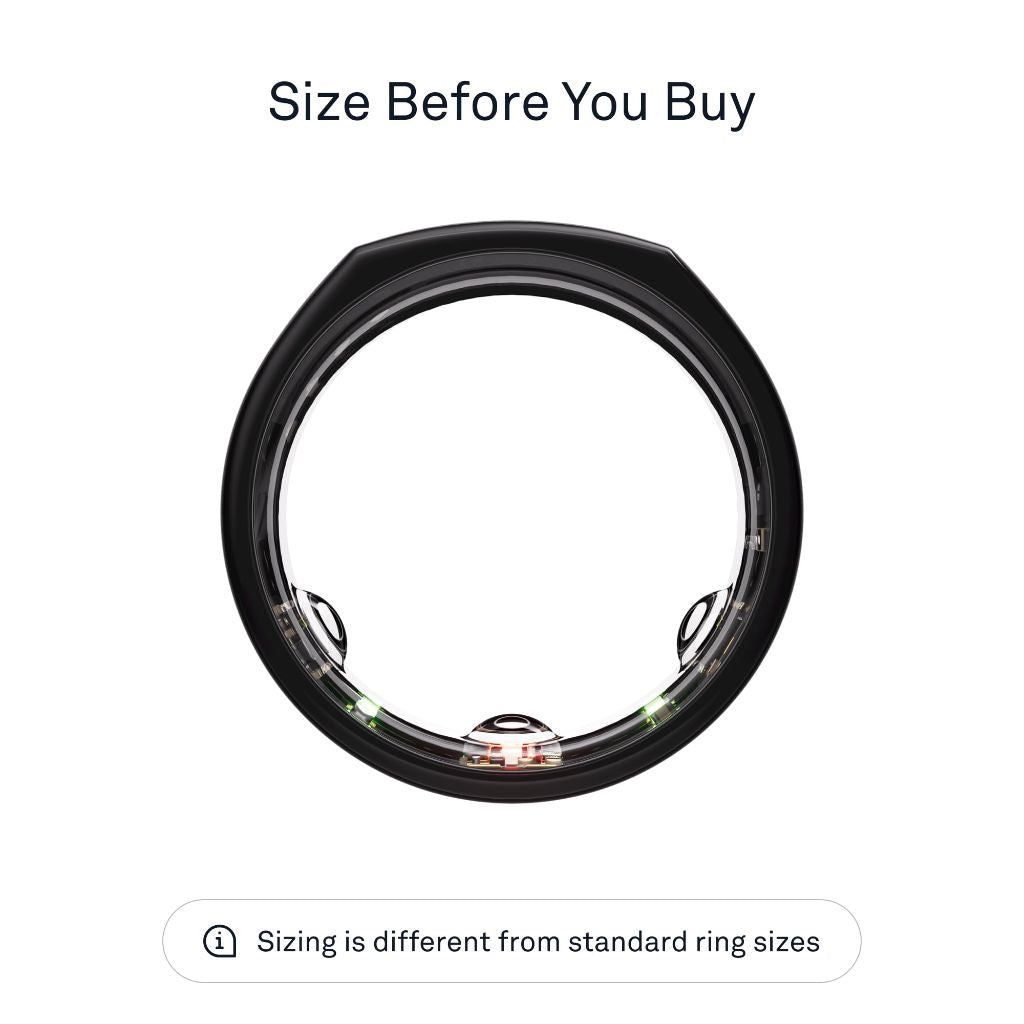 Oura Ring Gen3 Horizon - Silver - Size 7 - Smart Ring