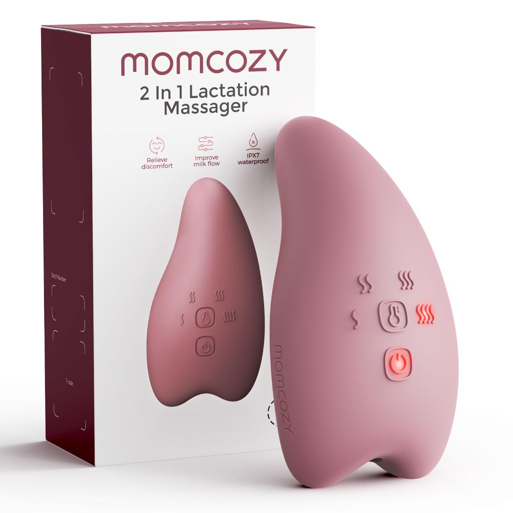 Momcozy A1Pro Lactation Massager,  Breastfeeding Essentials with Memory Function & Fast Charging, for Postpartum Mom