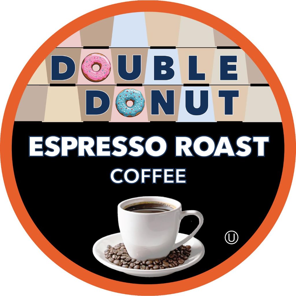 Double Donut Espresso Roast Keurig K-Cup Coffee Pods, 80ct.