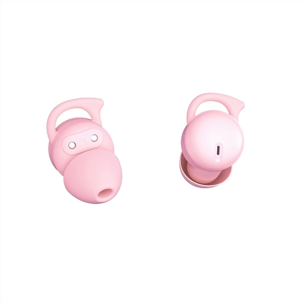 Invisible Sleep Headphones, Sleep Earbuds for Side Sleepers, Pink