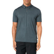 SZ L, UB TECH- Short Sleeve Tech Sanded Jersey Polo | Olympus Green