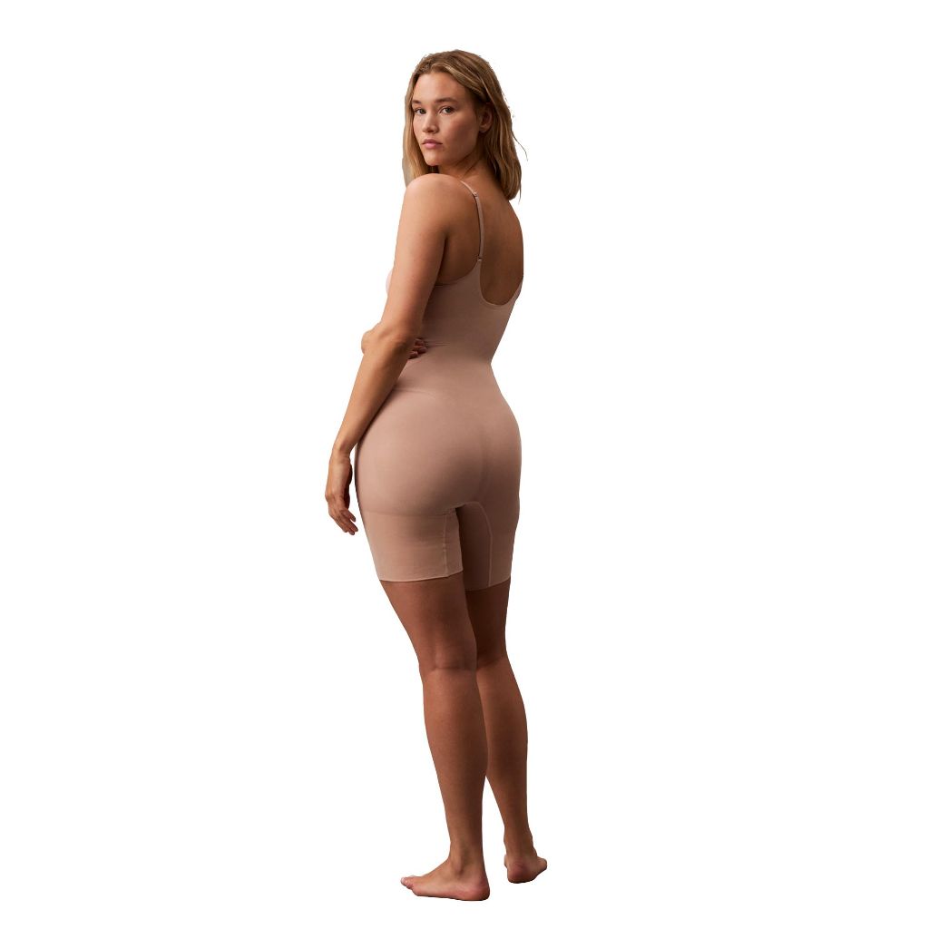 SZ S, Calvin Klein Shapewear Secure Sculpt Mid-Thigh Bodysuit