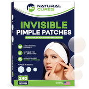 Dot Pimple Patches for Face - Hydrocolloid Acne Patches - 3 Sizes (S, M, L) (240 Count)