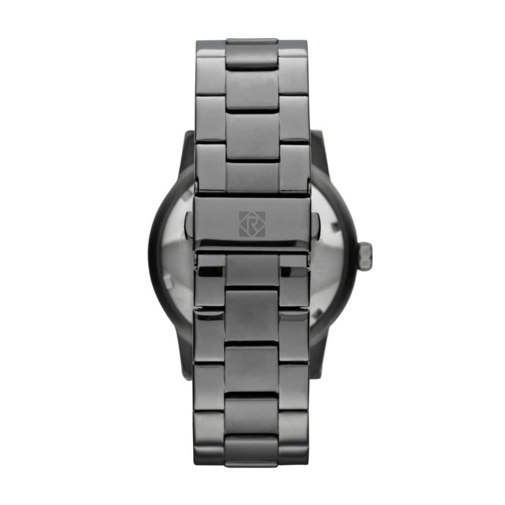 RELIC by Fossil Men's Payton Three-Hand Date Gunmetal Gray Stainless Steel Bracelet Watch (Model: ZR11998)