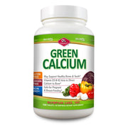 Olympian Labs Calcium Plus Magnesium, Formulated with Vitamin C, K2 & D3, 100 Tablets