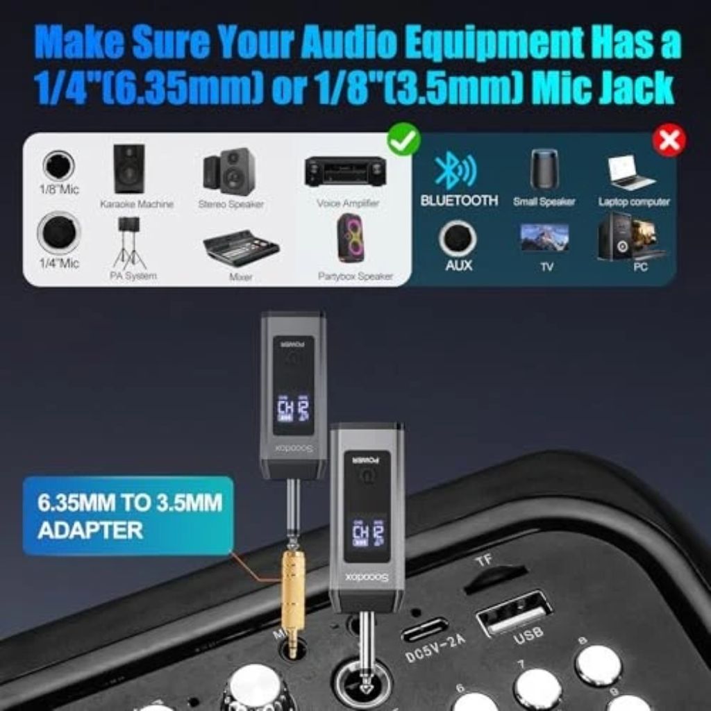 Wireless Microphone System for Karaoke