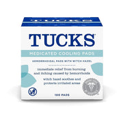 TUCKS Medicated Cooling Pads, 100 Count – Hemorrhoid Pads with Witch Hazel