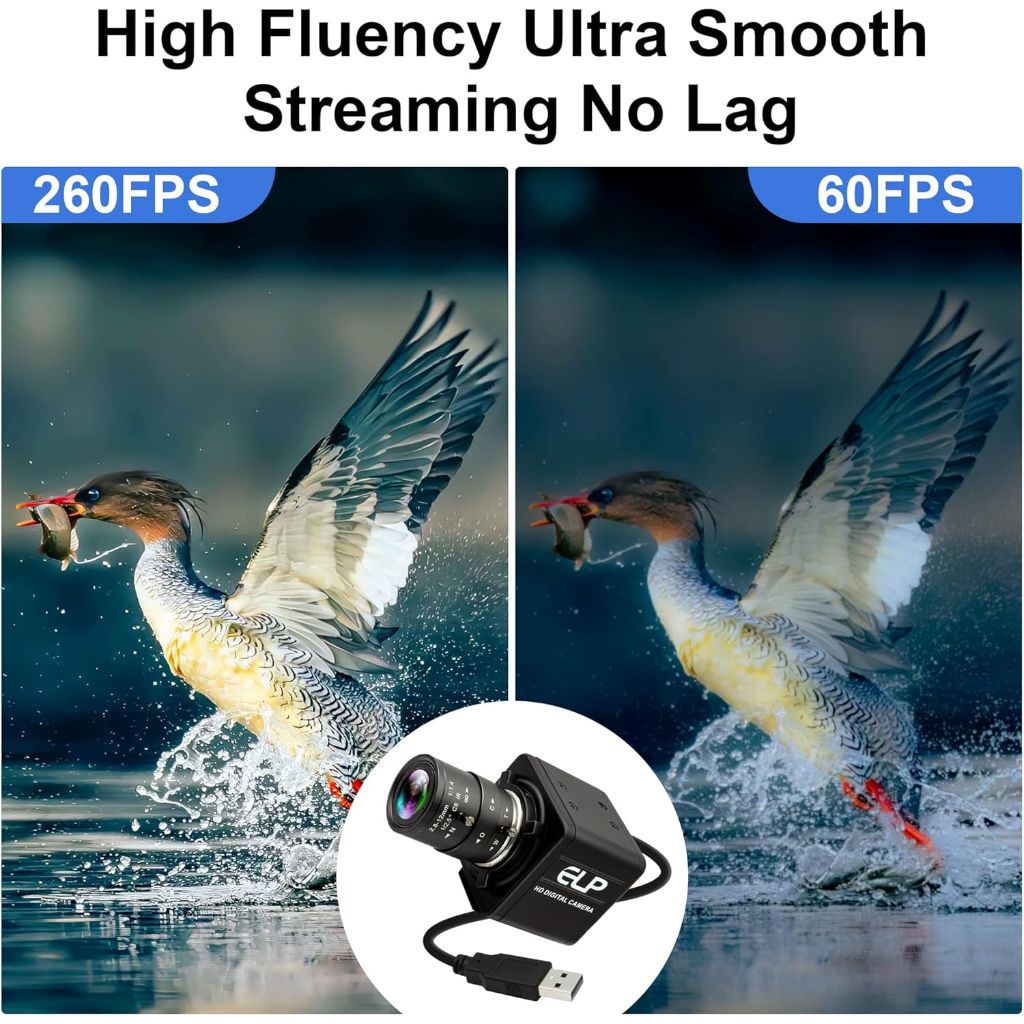 USB Camera Module Mega-pixel USB Camera | 1080P High Speed 260fps