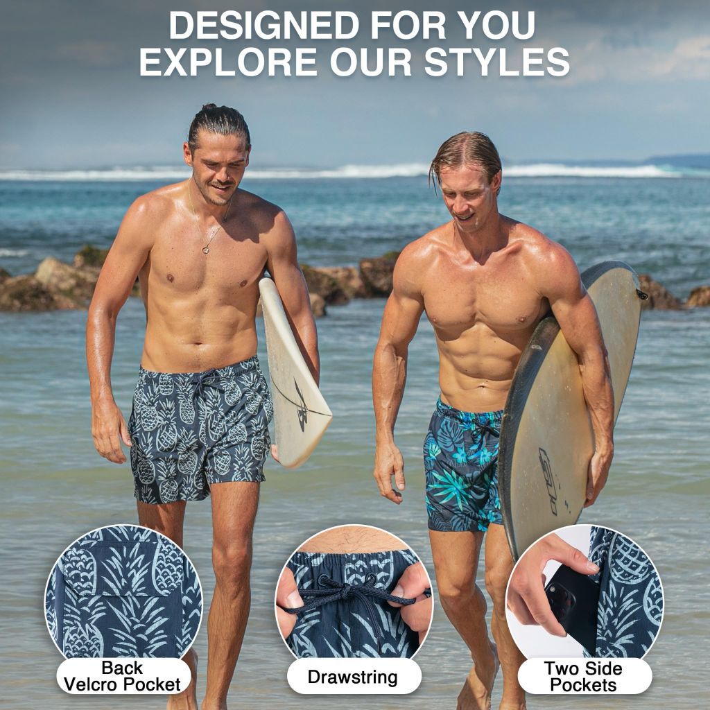 Kanu Surf 5” Adventure Men’s Swim Trunks – (3X)