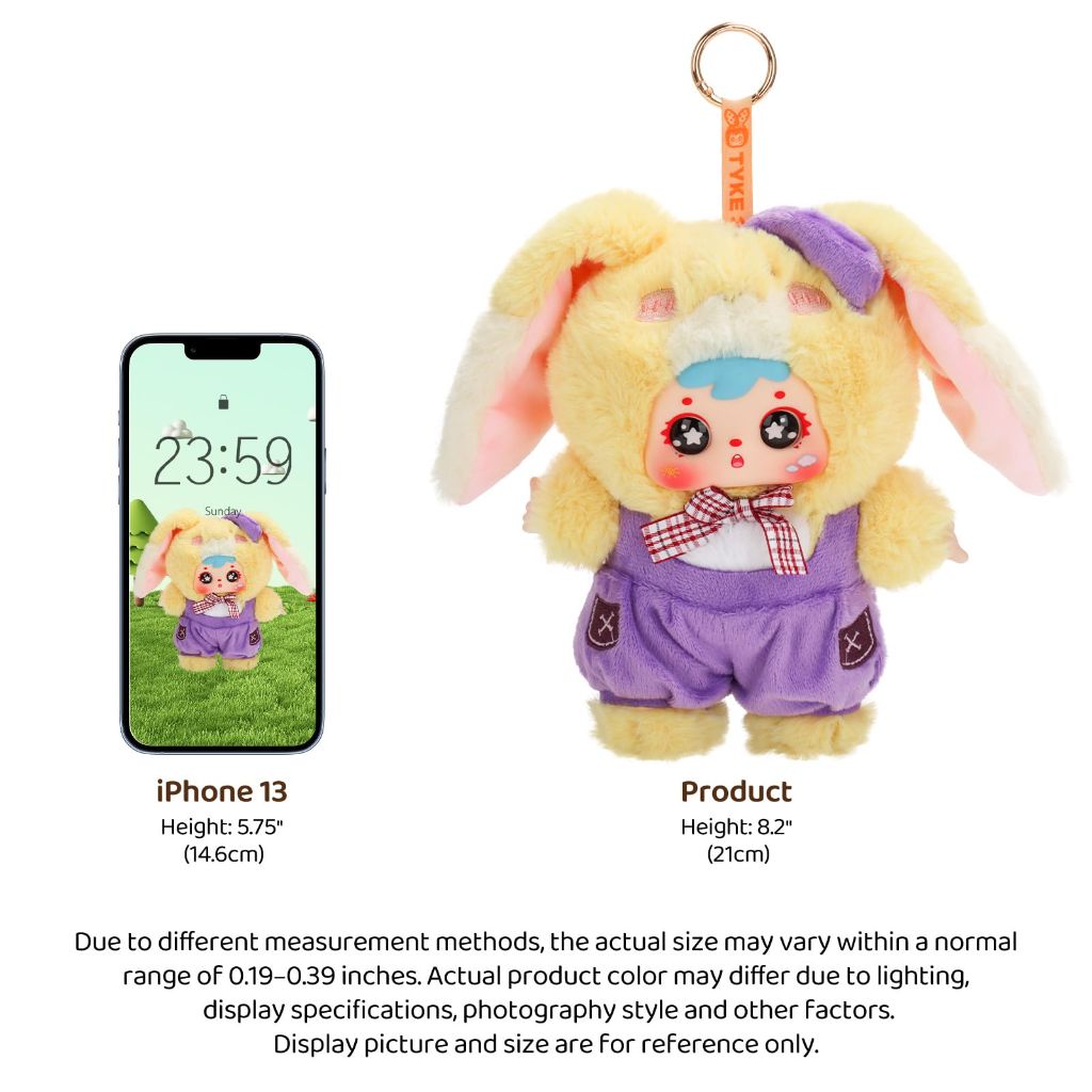 LUCKJOY Blind Box, Plush Keychain, Cute Collectible Figures, Birthday Gifts, Single Box (Circus Series)