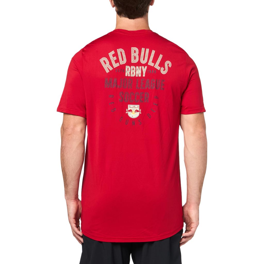 adidas Men's MLS Short Sleeve T-Shirt - New York Red Bulls, Power Red (XXL)