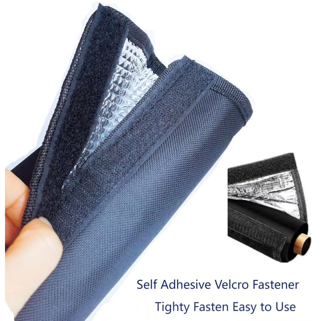 HVAC Pipe Insulation Wrap 3 Layers Flexible AC Line Insulation Cover 72 X 10.2 Inch Air Conditioner Hose Insulation Sleeve for Outdoor Mini Split