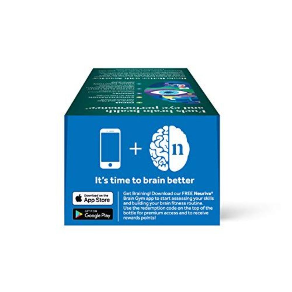 Neuriva Brain + Eye Health Supplement  Support for Brain Health & Eye Support  30ct Capsules