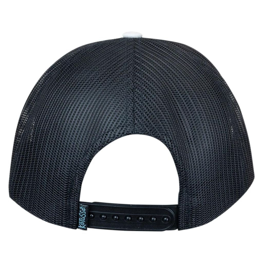 Kerusso Faith Can Move Mountains - Matthew 17:20 - One Size Fits Most Pale Grey/Black Cotton/Polyester Baseball Hat Cap for Outdoor Activities