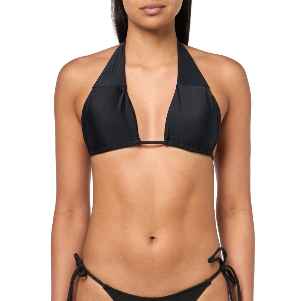 SZ L, Volcom Women's Bandeau Bikini Top- UPF 50+, Adjustable Straps
