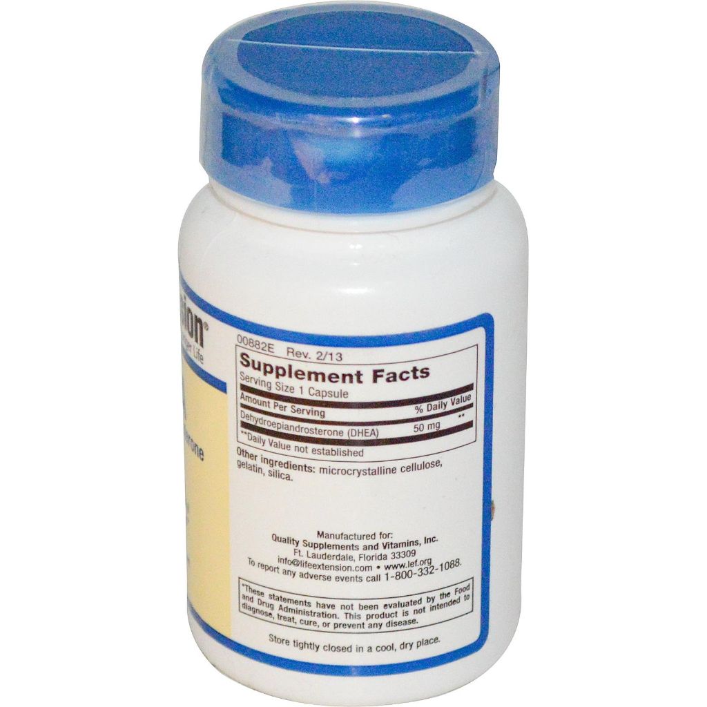 Life Extension DHEA - 50 mg - 60 Capsules