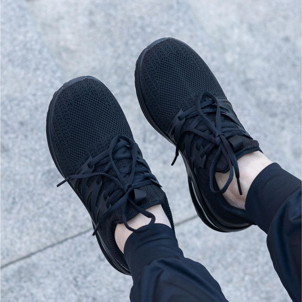 Autper Women's Tennis Shoes, All Black, Size 10
