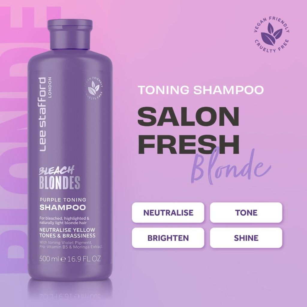 Lee Stafford Smoothing Shampoo | Illuminate & Shine - 16.9 Fl Oz