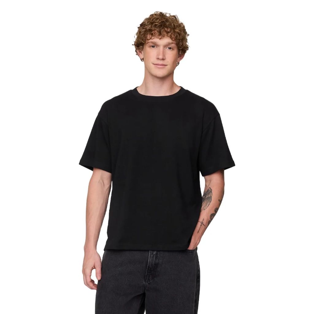 GAP Mens Worldwide Novelty Logo Tee True Black V2 S