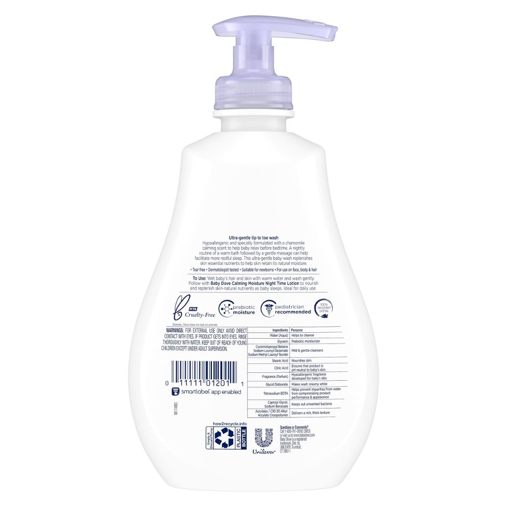 Baby Dove Sensitive Skin Care Baby Wash, Chamomile, 13 Fl Oz