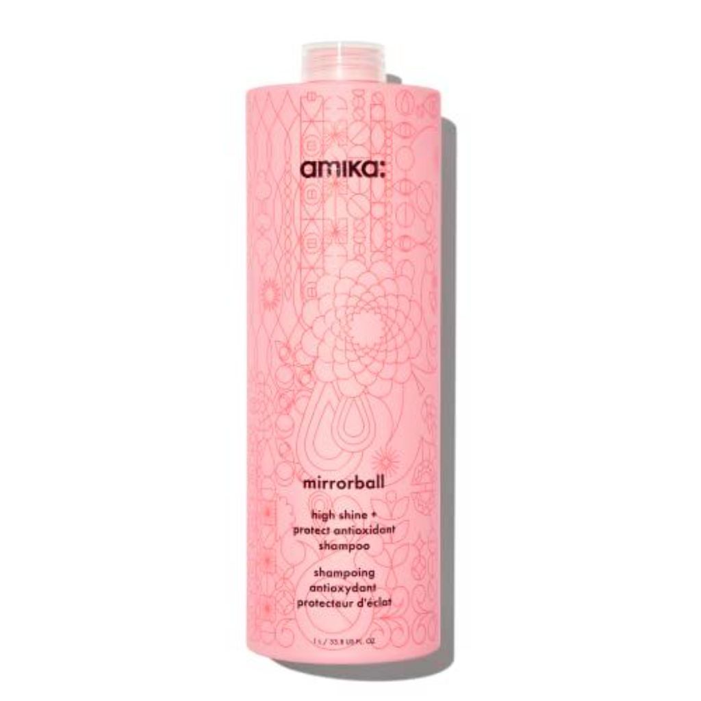 Amika by Amika MIRRORBALL HIGH SHINE + PROTECT ANTIOXIDENT SHAMPOO 33.8 OZ for UNISEX