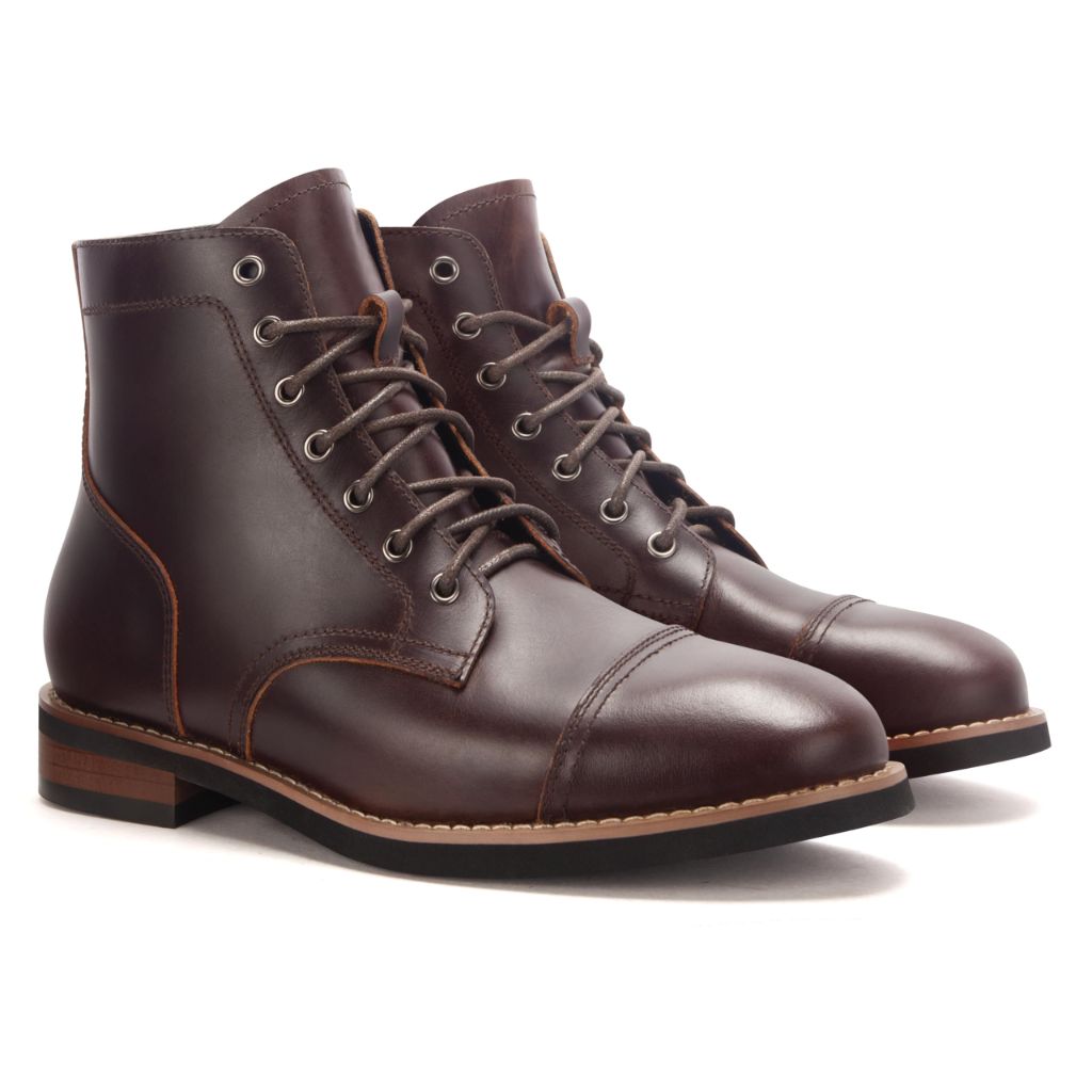 PARTY Mens Dress Boots - Casual Lace-up Chukka Leather Boots for Men,LINUS-WSK-9