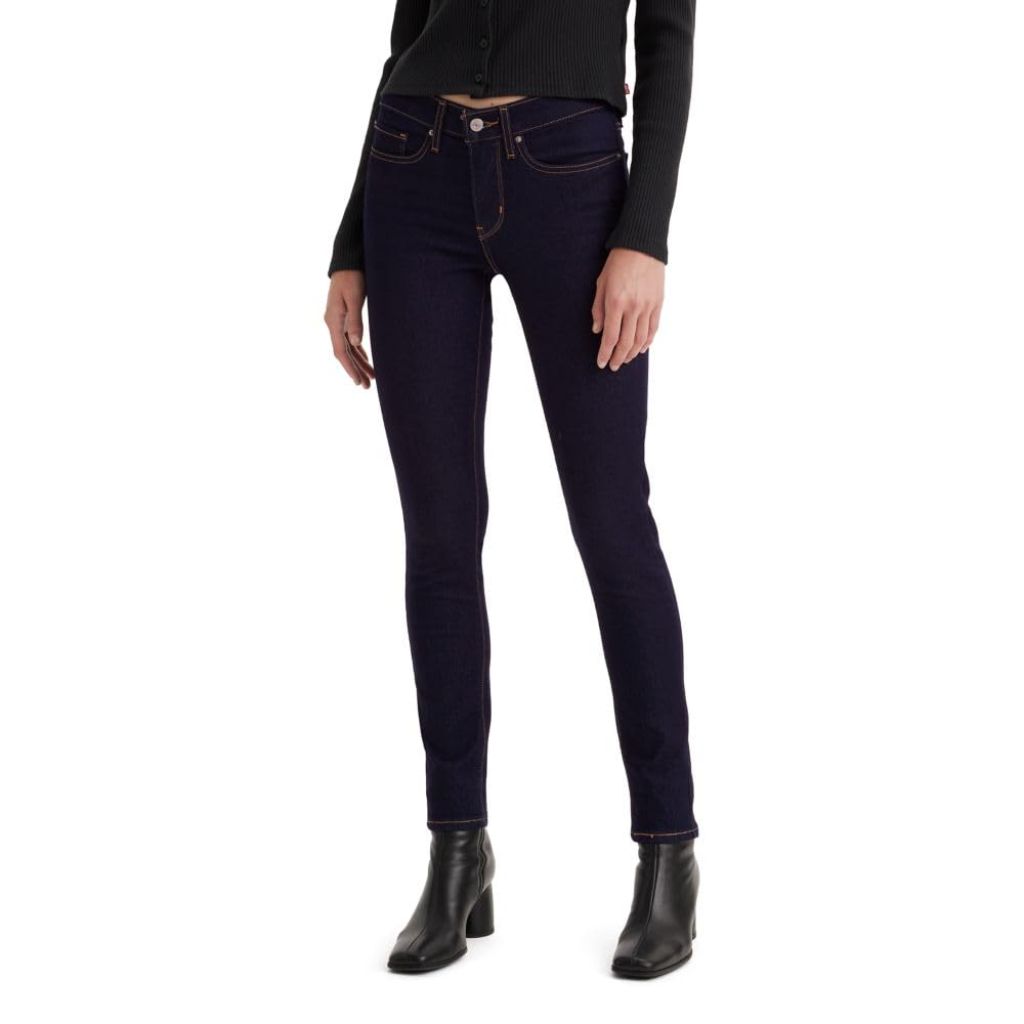 Levi's® Womens 311 Shaping Skinny Jeans for Women – Arcuate Stitch Detailing – Blended Fabrics Darkest Sky 31 28