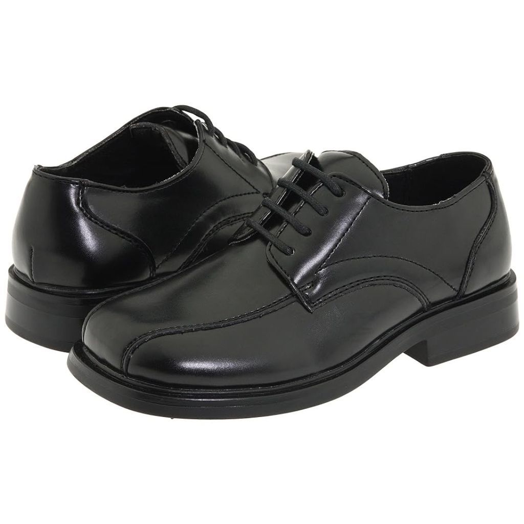 Deer Stags Boys Gabe Lace-Up Dress Comfort Oxford - Black- 6.5 Big Kid Wide