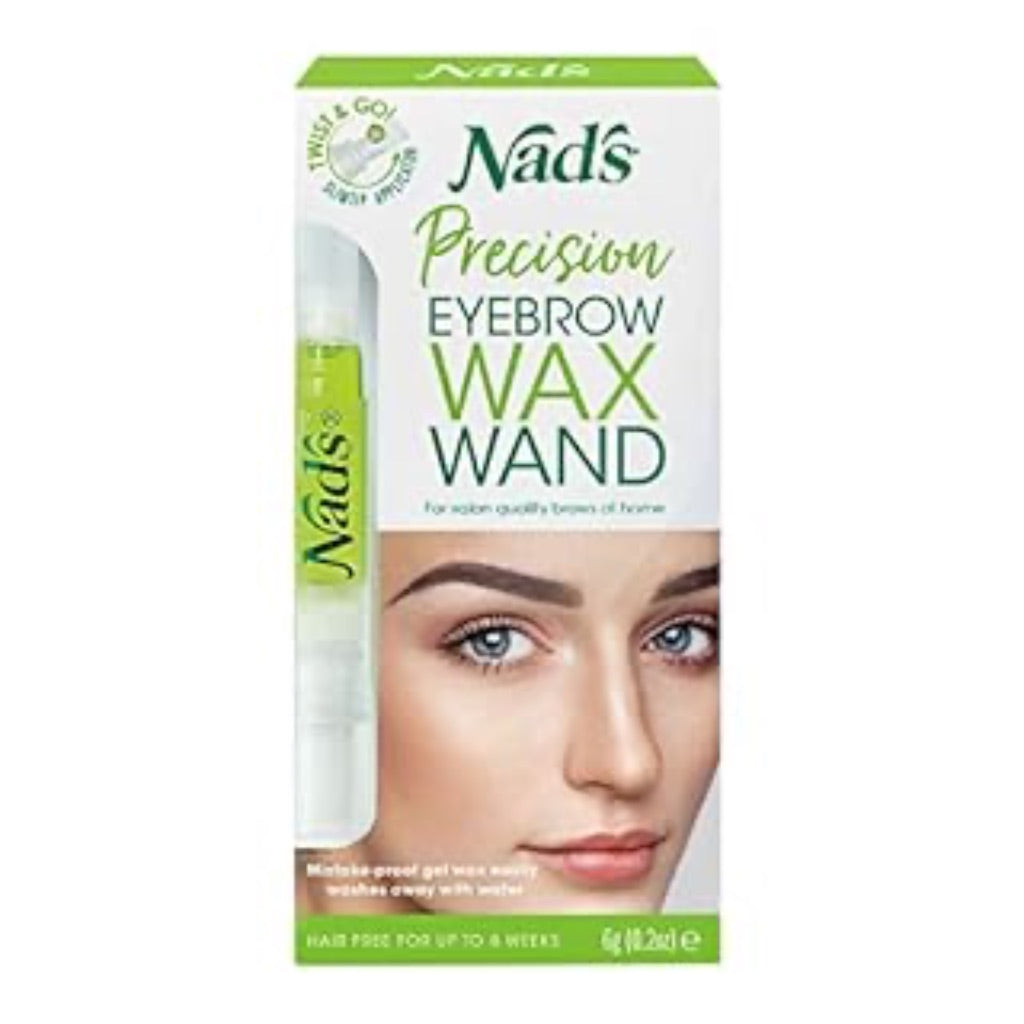 Nad s Women s Facial Wax Wand and Eyebrow Shaper 0.2oz (6g)  Eyebrow Kit  Hair Removal Wax  Hypoallergenic  No-heat Formula
