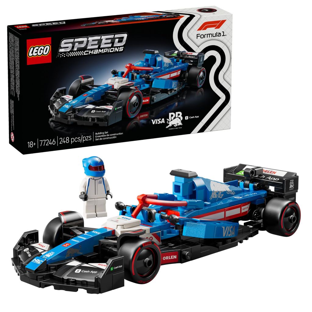 LEGO Speed Champions Visa Cash App RB VCARB 01 F1 Race Car Model Kits