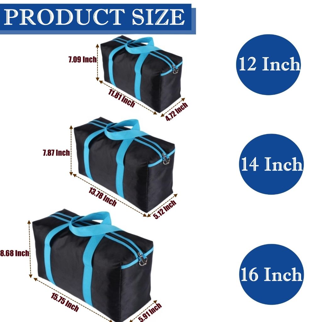 BLIRITEL Wide Mouth Tool Bag (16 Inch)