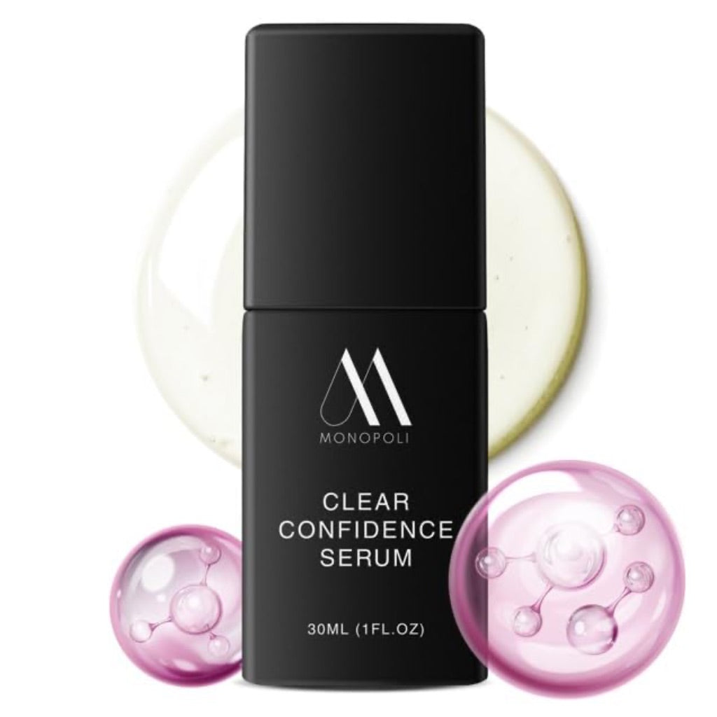 Monopoli Skin Clear Confidence BHA Serum | Achieve Clear, Balanced Skin | White Willow Bark & Sophora Flavescens | Teens and Adults with Acne-Prone Skin | Single 30ml